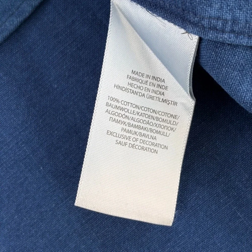 Polo Ralph Lauren Indigo Oxford Shirt in Blue Men 2XB Big Preppy Pony